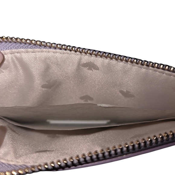 Kate Spade Tinsel Glitter Lilac Wallet nwt - Picture 4 of 5